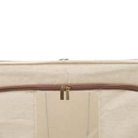 صندوق تخزين قماشي قابل للطي بنافذة شفافة لون بيج |...