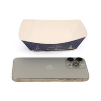 مجموعة (25) صحن ورقي "لمة أهل وشبة حطب"لون كحلي