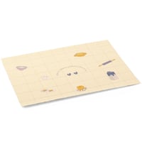 ورق زبدة للساندوتش مطبوع لون أصفر - (100) حبة | 35...