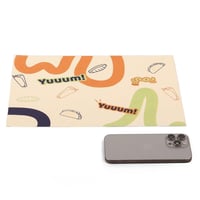 ورق زبدة للساندوتش مطبوع لون بيج - (100) حبة | 35*...