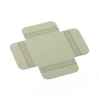 مقسمات ورقية فاخرة للتقديم نمط سدو لون أخضر- (12)...