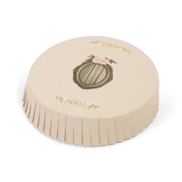 مجموعة (12) غطاء اكواب ورقي بتصميم مرآة باللون الب...