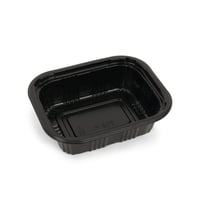 مجموعة (10) علب بلاستيكية سوداء بنقوش يابانية مع غ...