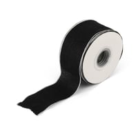 شريطة تغليف هدايا فاخرة بأطراف بيضاء لون اسود|22.8...