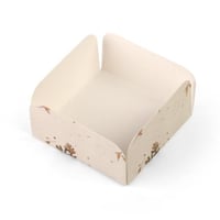 مقسمات ورقية فاخرة للتقديم لون بيج غامق- (12) حبة...