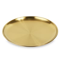 صحن تقديم ستانليس ستيل ذهبي |26 سم