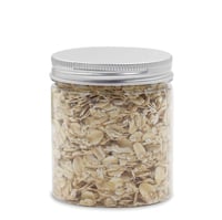 مجموعة (12) علبة بلاستيك بغطاء فضي | 210 مل