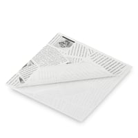 مجموعة(50) ورق للساندويتش بطبعات جريدة وجيب