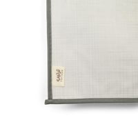 كيس قماشي فاخر لحفظ الملابس لون رمادي- الحجم الصغي...