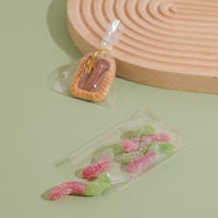 مجموعة (100) كيس بلاستيك شفاف