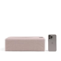 صندوق تنظيم قماش أنيق لون رمادي | 33*39*12 سم