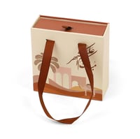 مجموعة (12) علبة توزيعات بثيم رمضاني - لون بني | 8...