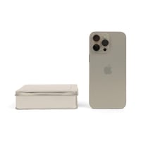 مجموعة(3) علب معدنية مربعة فاخرة بنافذة شفافة بالل...