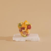 كاسات حلى بلاستيك شفافة فاخرة بزوايا مائلة - (25)...