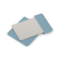 مرايا بغطاء جلد فاخرة توزيعات للمناسبات لون أزرق -...