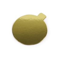 مجموعة (60) قاعدة كيك ميني دائرية بلون ذهبي فاخر |...