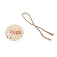 تعليقة قهوة بلون بيج فاتح وعبارة "قهوة" بالوردي -...