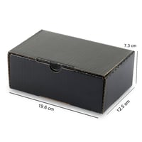 كرتون شحن لون أسود|19.6*12.5*7.3 سم