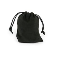 اكياس مخمل اسود للهدايا والتوزيعات فاخرة - (12)حبة...