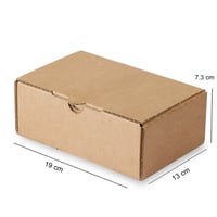 كرتون شحن بني (3) طبقات|19*13*7.3 سم