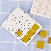 مجموعة (12) علبة ورقية للشكولاتة والحلويات أبيض رخ...