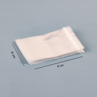 مجموعة (100) كيس بلاستيك شفاف قابل للإغلاق