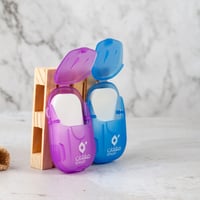 20 شريحة صابون ورقي داخل بوكس متعدد الألوان