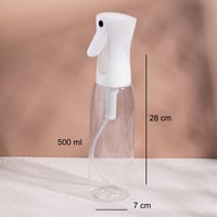 علبة بخاخ فارغة بغطاء أبيض | 500 مل