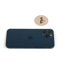 تعليقة شاي بلون بيج وعبارة "شاي" - (12) حبة