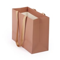 مجموعة (12) كيس هدايا فاخر لون بني فاتح | 23*10.1*...