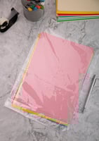 مجموعة(100)كيس بلاستيك شفاف بلاصق - 30×40سم