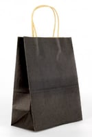 مجموعة ( 12) كيس ورق أسود