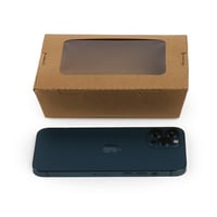 علب ورق كرافت بني بغطاء متصل ونافذة علوية - (25) ح...