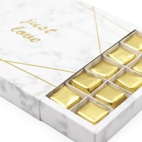 مجموعة (12) علبة ماربل لتقديم وتغليف الشوكولاته |...