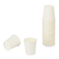 مجموعة (50) كوب ورق أبيض فاخر | 4 انز