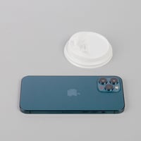 مجموعة (50) غطاء بلاستيك أبيض فاخر لأكواب الورق |...