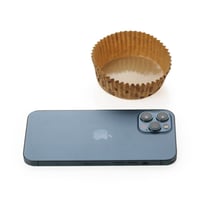 ورق كب كيك بني برسومات مخبوزات - (10) حبة