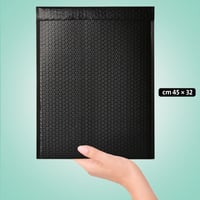 مجموعة (10) اظرف اسود للطرود البريدية بفقاعات حماي...