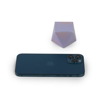 علب توزيعات المناسبات مضلعة فاخرة باللون بنفسجي بر...