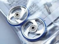 19mm Aluminum Roller with Blue Plastic Ring (3-spo...