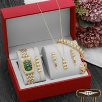 طقم ساعة نسائية مميزة مع إكسسوارات موديل M-127