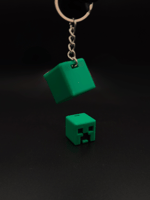 Creeper Head Keychain