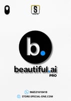 اشتراك beautiful AI pro لمدة سنة