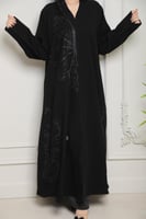 عباية تيجان تطريز هاري جنب وأمام راقية وفاخرة