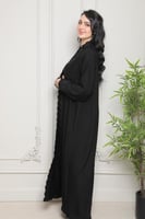 عباية انترنت كوري بتطريز حلوزني فاخر وأناقة خالدة