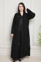 عباية تيجان تطريز هاري جنب وأمام راقية وفاخرة