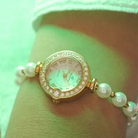 ND2216 ساعة نسائية ستانلس ستيل لؤلؤ