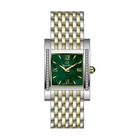5 gold mix green enamel