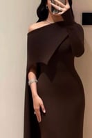 فستان سهره عودي بتصميم جديد