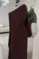 فستان سهره عودي بتصميم جديد